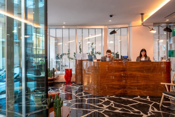 Reception, Hotel Calimala Milan