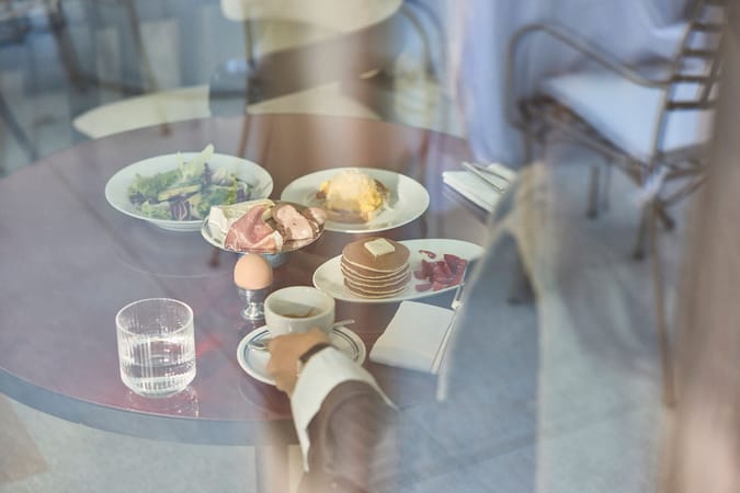 Breakfast detail at Hotel Calimala Milan